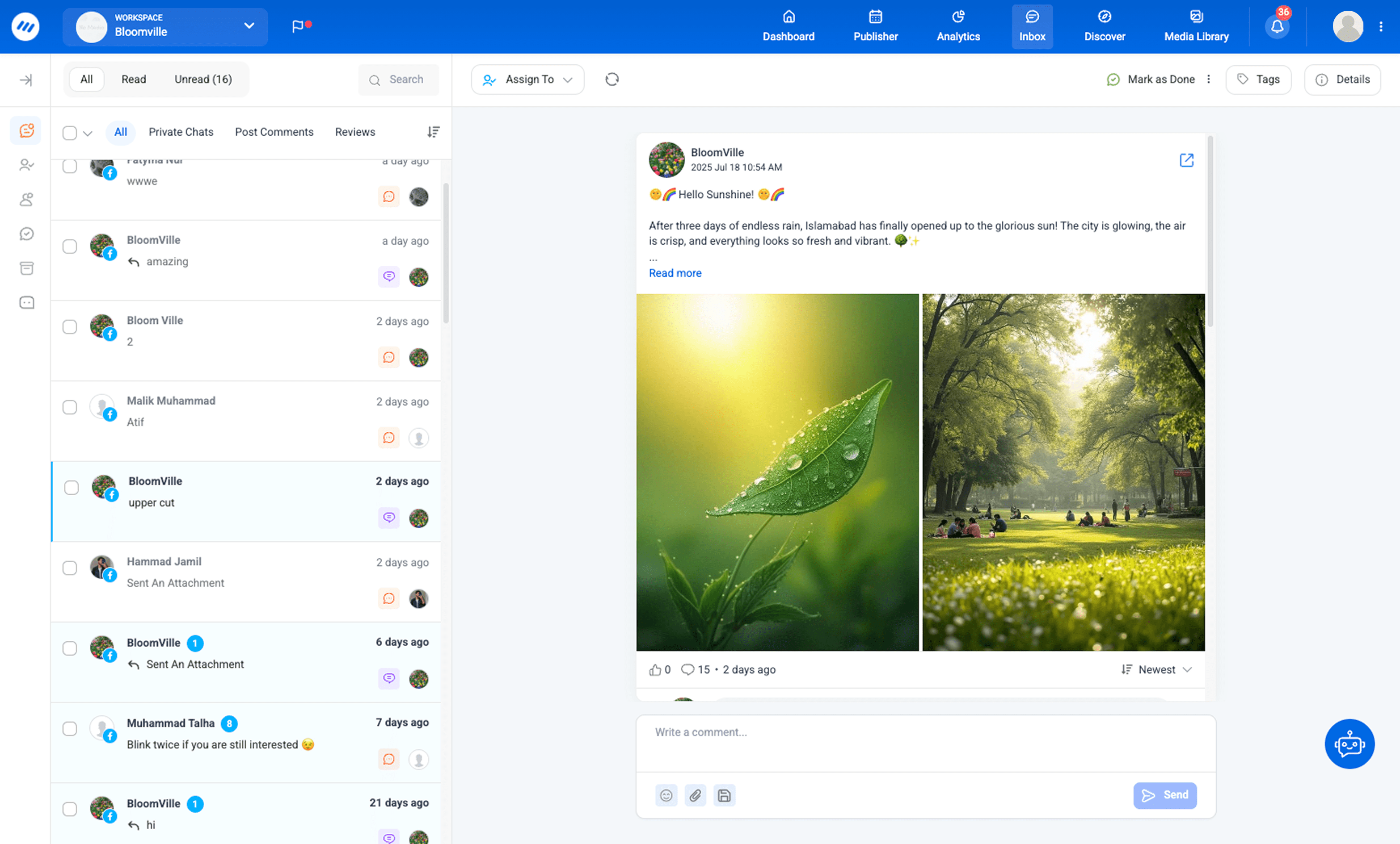 ContentStudio Dashboard