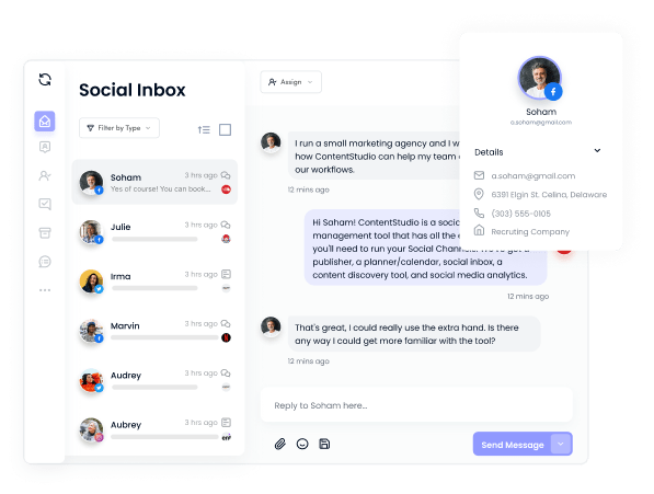 Unified Social Media Inbox