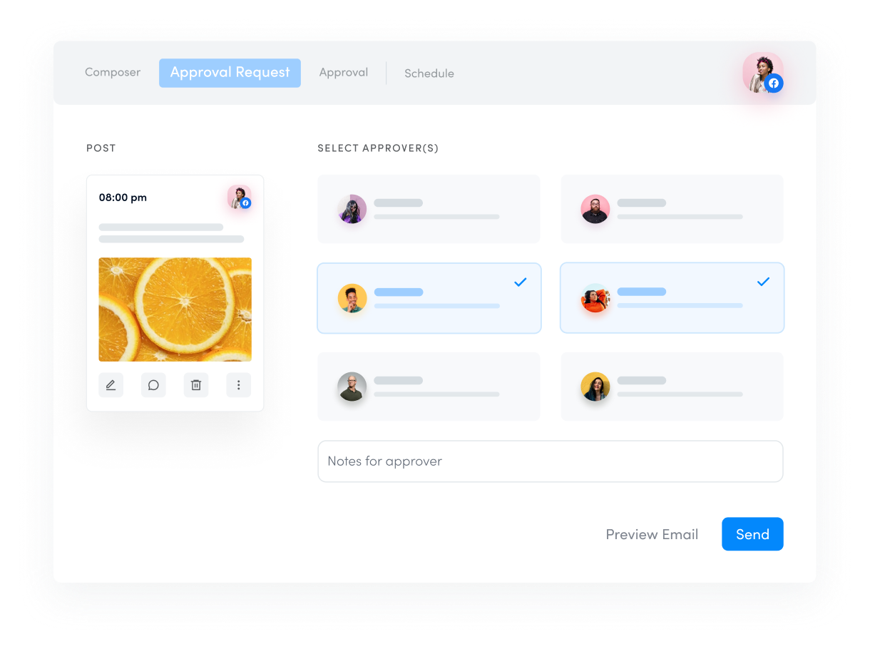 approval workflow - social media approval workflow