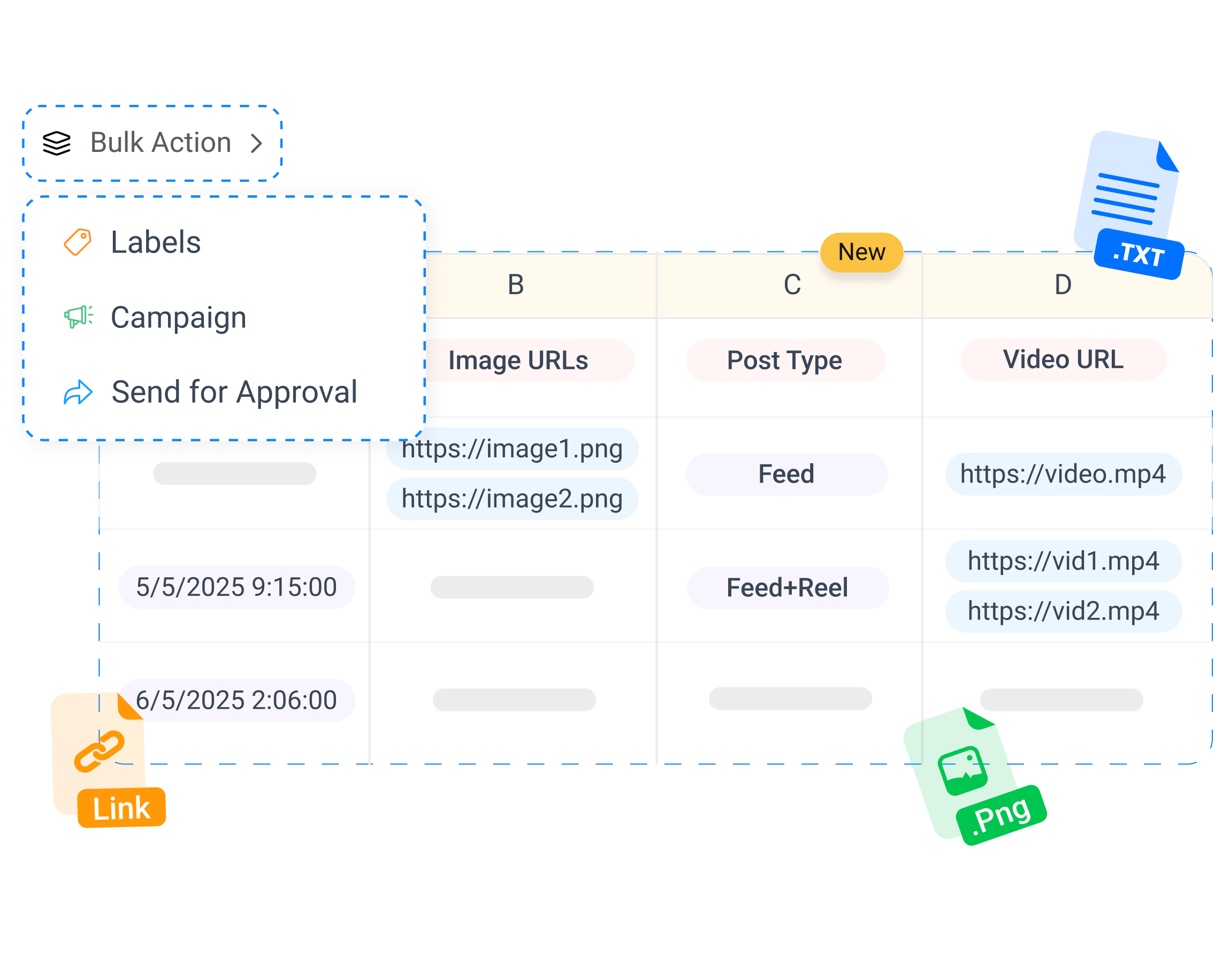 Fine-tune your posts at scale - social media automation tool
