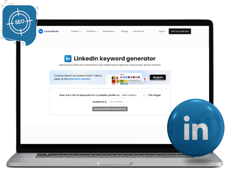 LinkedIn keyword tool